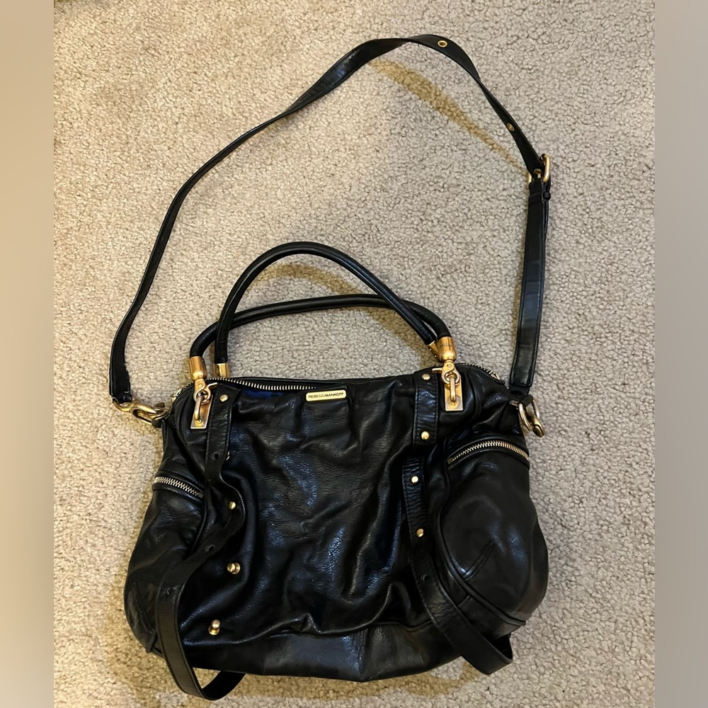 Rebecca Minkoff black leather purse